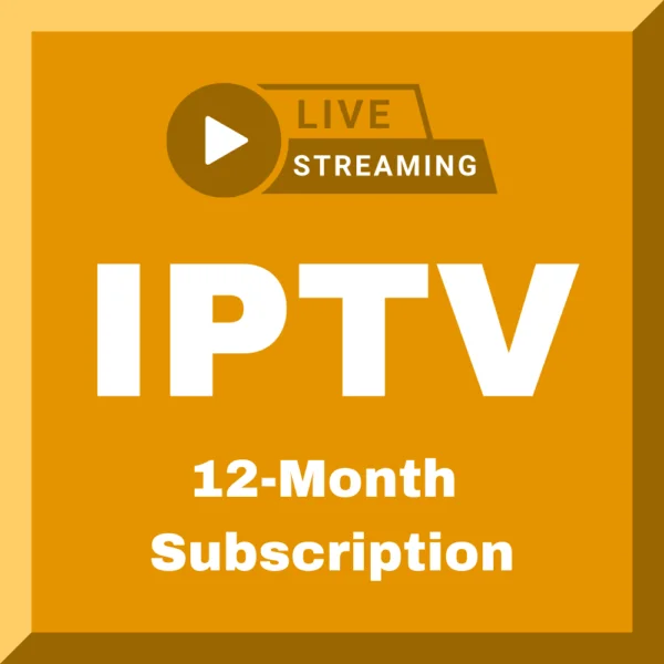 12-Month IPTV Subscription