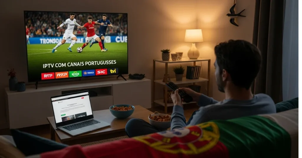 IPTV com canais portugueses
